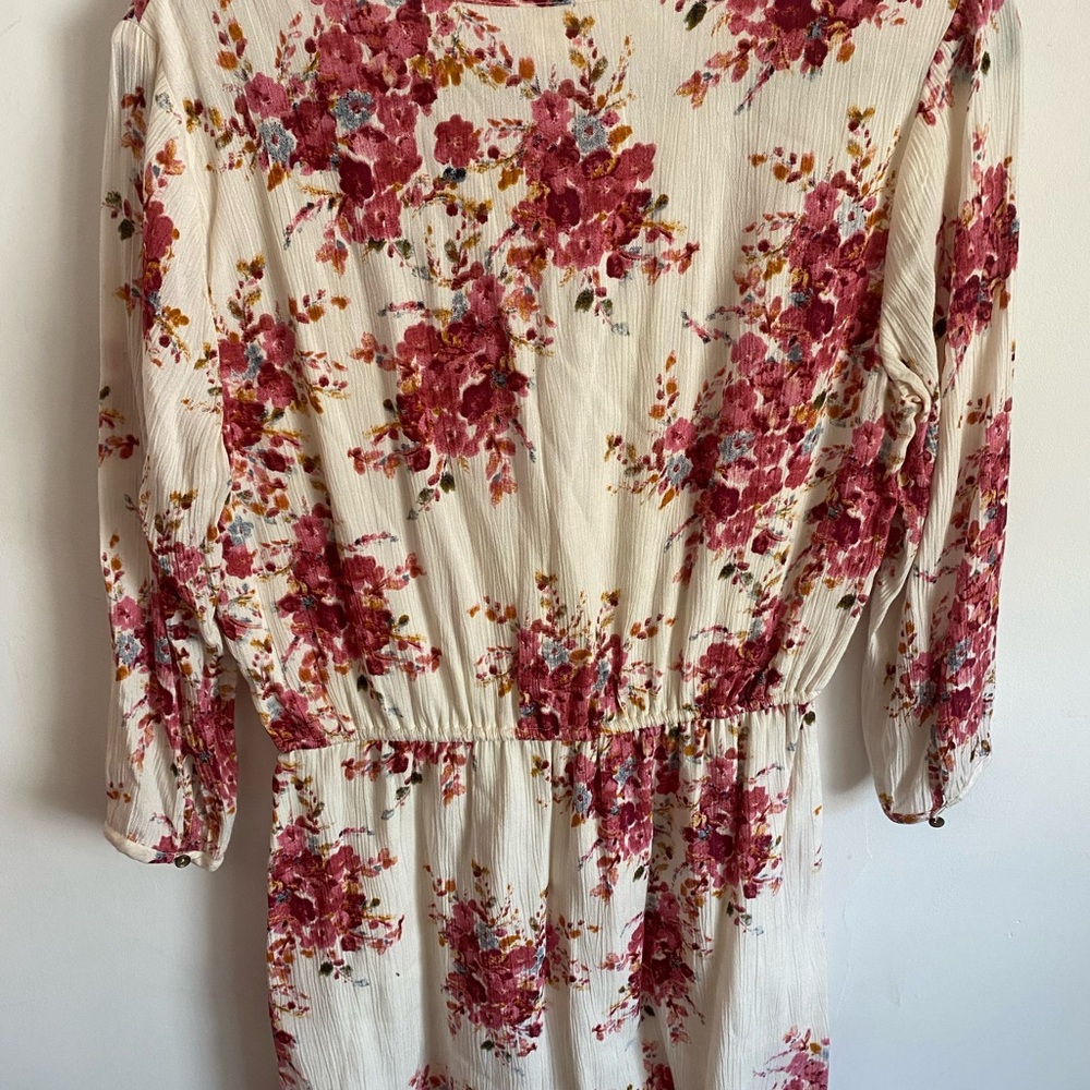 O'Neill‎ Floral Tunic Dress with Drawstring Waistband Beach Boho - Picture 6 of 6